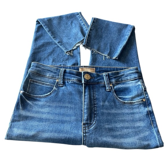 KUT FROM THE KLOTH CHARLIZE HIGH RISE FAB AB CIGARETTE JEANS SZ 4 EUC - Picture 3 of 13